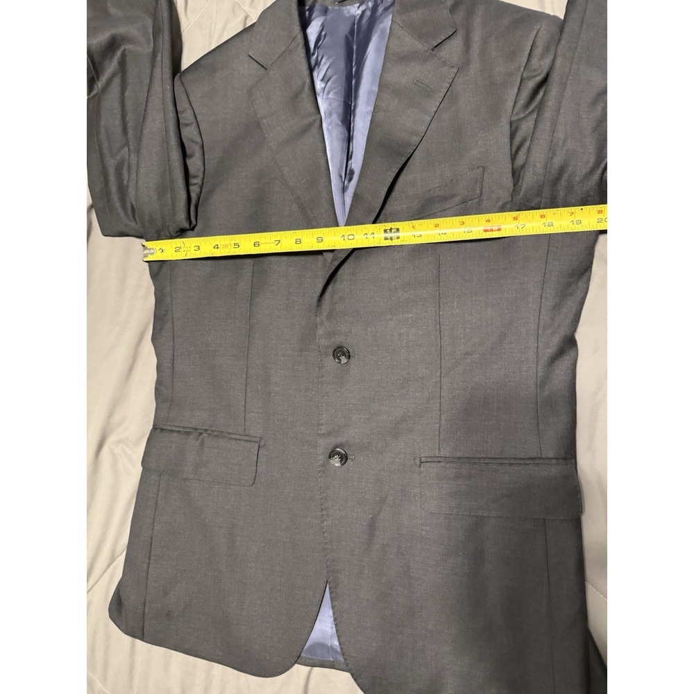 Suitsupply Napoli Vitale Barberis Canonico Blazer Navy Blue Size 38R Damaged - Picture 4 of 9